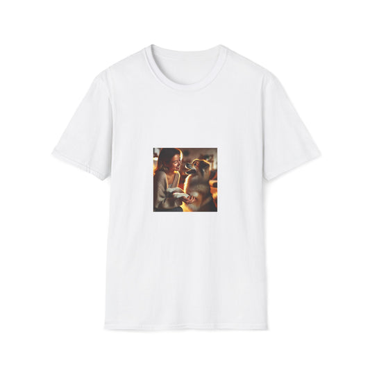 Cuddle Time Unisex Softstyle T-Shirt - Perfect Gift for Pet Lovers