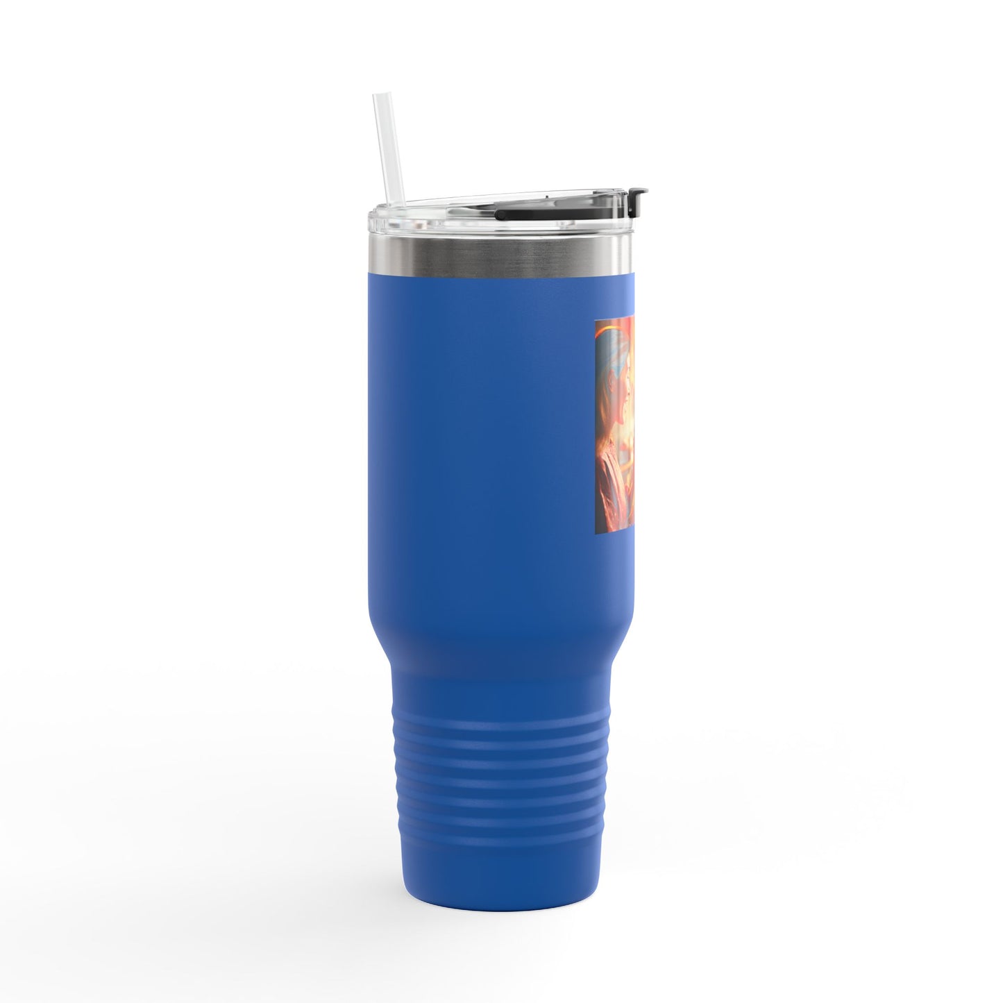 Insulated Travel Mug with Fun Celebration Design - 40oz Travel Cup for Families