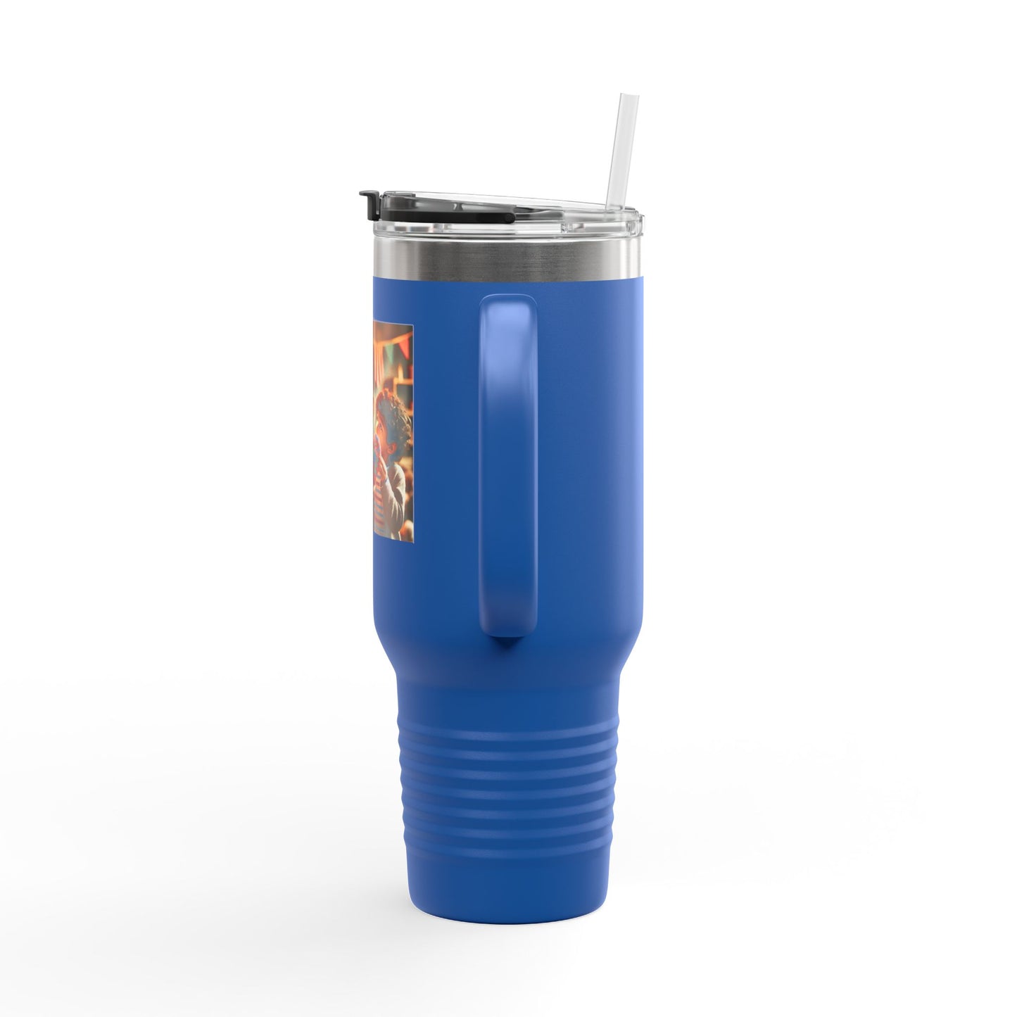 Insulated Travel Mug with Fun Celebration Design - 40oz Travel Cup for Families