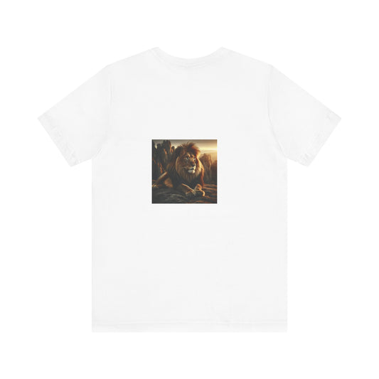 Majestic Lion Graphic Tee - Unisex Short Sleeve Shirt for Animal Lovers